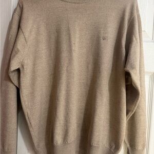 Burberry Men's Tan Crewneck Sweater